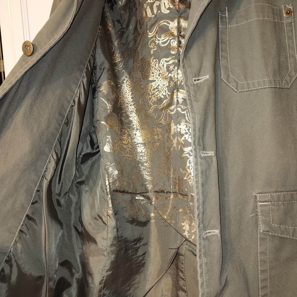 Twice Man's jacket,  size small,  color green